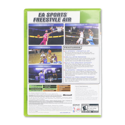 NBA Live 2005 for Microsoft Xbox - Case back cover - Product gallery.