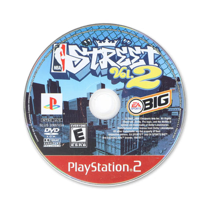 NBA Street Vol 2 [Greatest Hits] for Sony PlayStation 2 - Disc front with label - Game only.