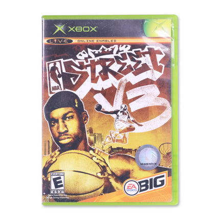 NBA Street Vol 3 for Microsoft Xbox - Case front cover - Complete in box or case and game.