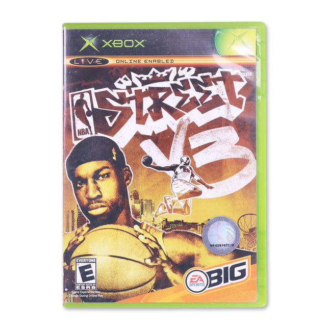 NBA Street Vol 3 for Microsoft Xbox - Case front cover - Complete in box or case and game.