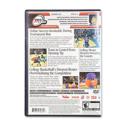 NCAA Final Four 2004 for Sony PlayStation 2 - Case back cover - Product gallery.