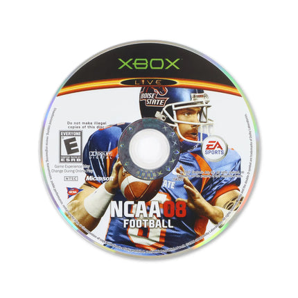 NCAA Football 08 for Microsoft Xbox - Disc front with label - Game only.