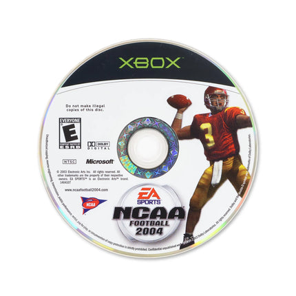 NCAA Football 2004 for Microsoft Xbox - Disc front with label - Game only.