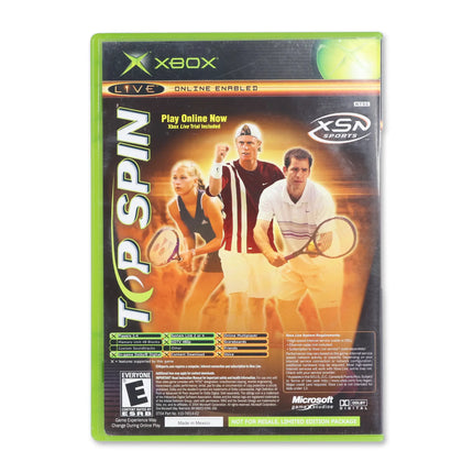 NCAA Football 2005 Top Spin Combo for Microsoft Xbox - Case back cover - Product gallery.