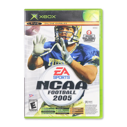 NCAA Football 2005 Top Spin Combo for Microsoft Xbox - Case front cover - Complete in box or case and game.