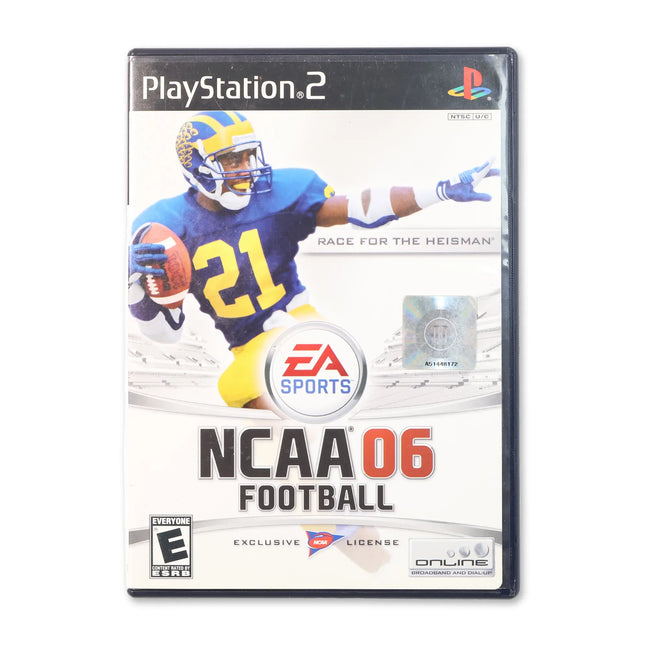 NCAA Football 2006 for Sony PlayStation 2 - Case front cover - Complete in box or case and game.
