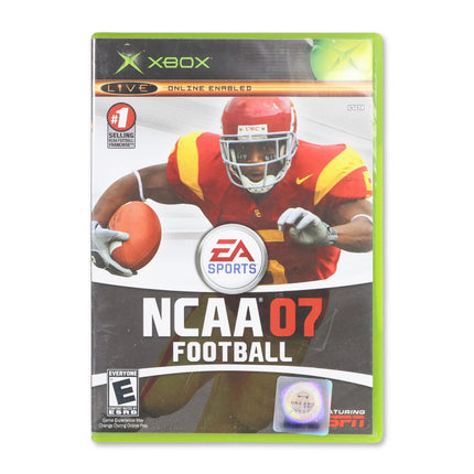 NCAA Football 2007 for Microsoft Xbox - Case front cover - Complete in box or case and game.