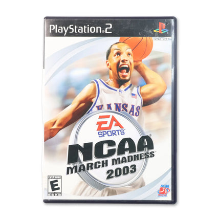 NCAA March Madness 2003 for Sony PlayStation 2 - Case front cover - Complete in box or case and game.