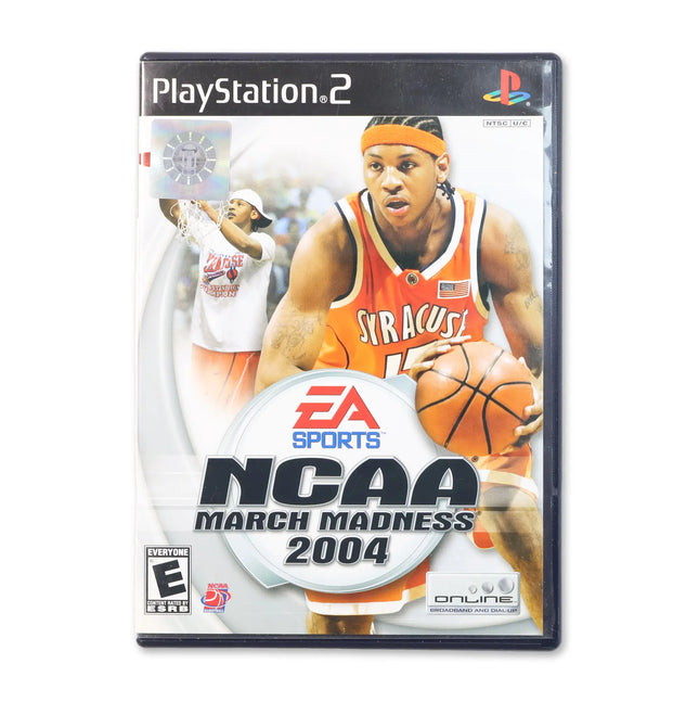 NCAA March Madness 2004 for Sony PlayStation 2 - Case front cover - Complete in box or case and game.