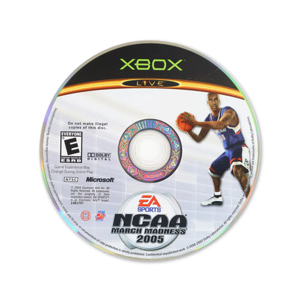 NCAA March Madness 2005 for Microsoft Xbox - Disc front with label - Game only.