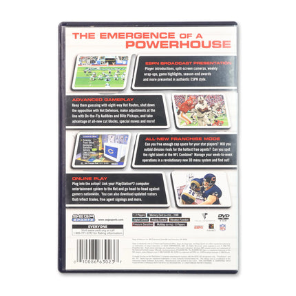 NFL 2K3 for Sony PlayStation 2 - Case back cover - Product gallery.