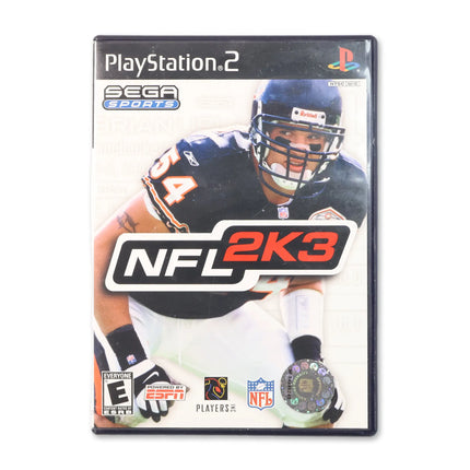NFL 2K3 for Sony PlayStation 2 - Case front cover - Complete in box or case and game.