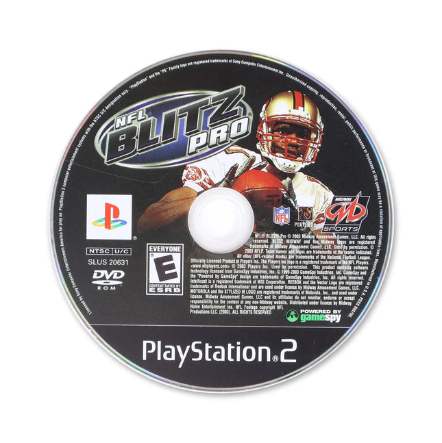 NFL Blitz Pro for Sony PlayStation 2 - Disc front with label - Game only.