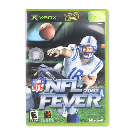 NFL Fever 2002 for Microsoft Xbox - Case front cover - Complete in box or case and game.