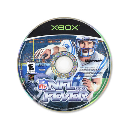 NFL Fever 2002 for Microsoft Xbox - Disc front with label - Game only.