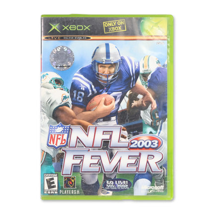 NFL Fever 2003 for Microsoft Xbox - Case front cover - Complete in box or case and game.