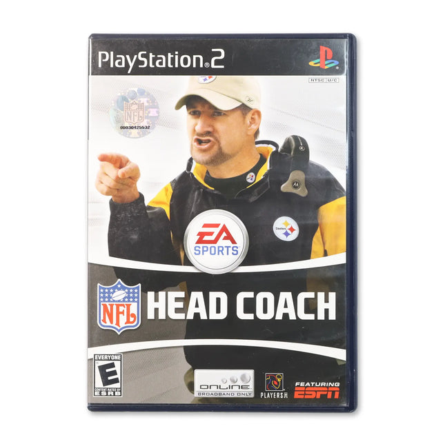 NFL Head Coach for Sony PlayStation 2 - Case front cover - Complete in box or case and game.