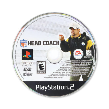 NFL Head Coach for Sony PlayStation 2 - Disc front with label - Game only.