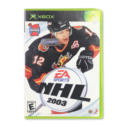 NHL 2003 for Microsoft Xbox - Case front cover - Complete in box or case and game.