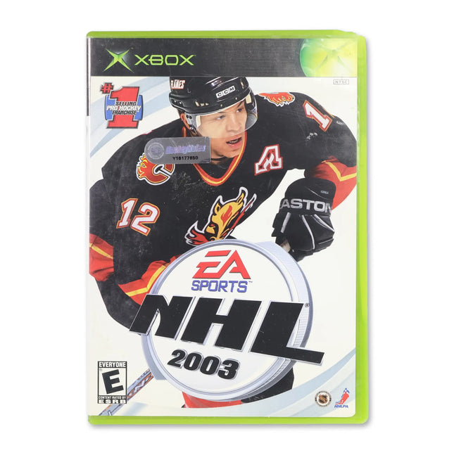 NHL 2003 for Microsoft Xbox - Case front cover - Complete in box or case and game.