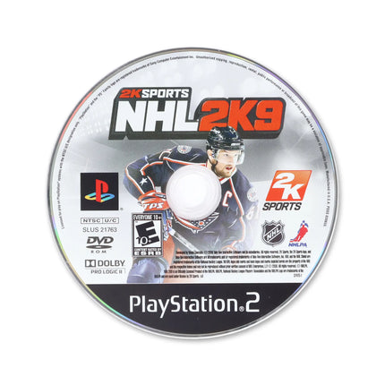 NHL 2K9 for Sony PlayStation 2 - Disc front with label - Game only.