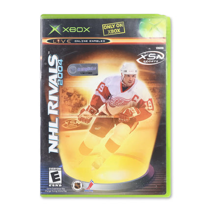 NHL Rivals for Microsoft Xbox - Case front cover - Complete in box or case and game.