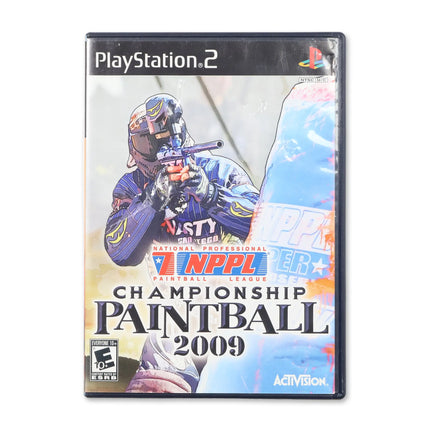 NPPL Championship Paintball 2009 for Sony PlayStation 2 - Case front cover - Complete in box or case and game.