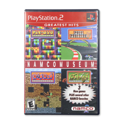 Namco Museum [Greatest Hits] for Sony PlayStation 2 - Case front cover - Complete in box or case and game.