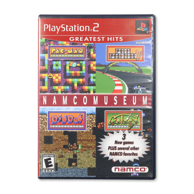 Namco Museum [Greatest Hits] for Sony PlayStation 2 - Case front cover - Complete in box or case and game.