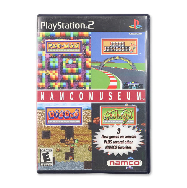 Namco Museum for Sony PlayStation 2 - Case front cover - Complete in box or case and game.