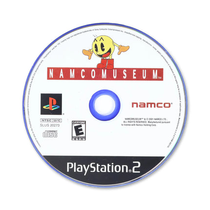 Namco Museum for Sony PlayStation 2 - Disc front with label - Game only.
