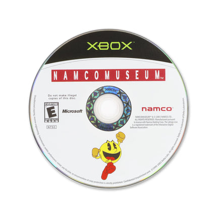 Namco Museum for Microsoft Xbox - Disc front with label - Game only.