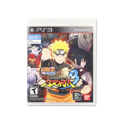 Naruto Shippuden Ultimate Ninja Storm 3 [Wal-Mart] for PlayStation 3 - Box front - Complete in box or box and game.