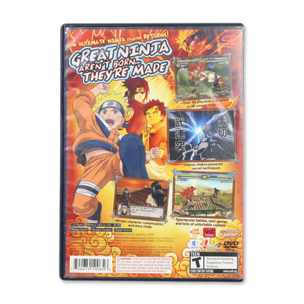 Naruto Ultimate Ninja 2 for Sony PlayStation 2 - Case back cover - Product gallery.