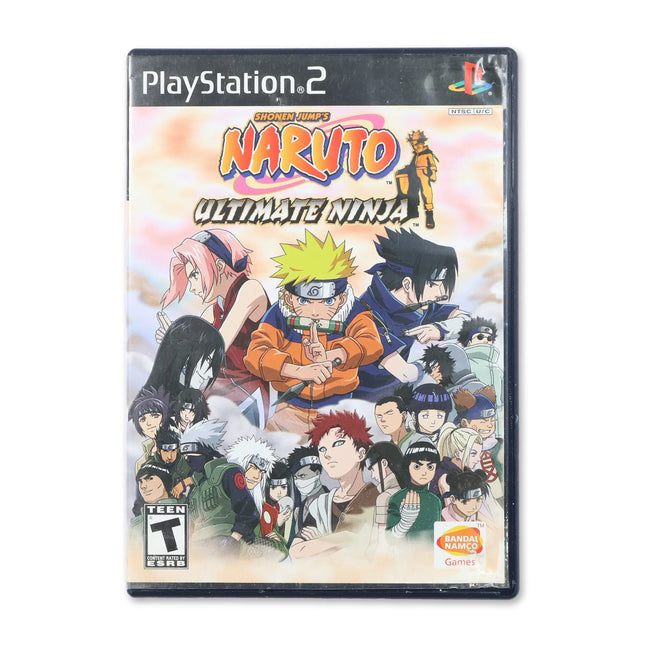Naruto Ultimate Ninja for Sony PlayStation 2 - Case front cover - Complete in box or case and game.