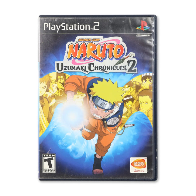 Naruto Uzumaki Chronicles 2 for Sony PlayStation 2 - Case front cover - Complete in box or case and game.