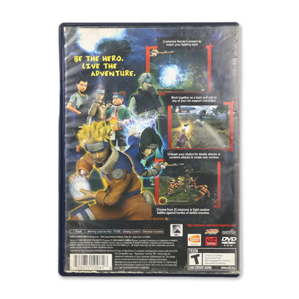 Naruto Uzumaki Chronicles for Sony PlayStation 2 - Case back cover - Product gallery.