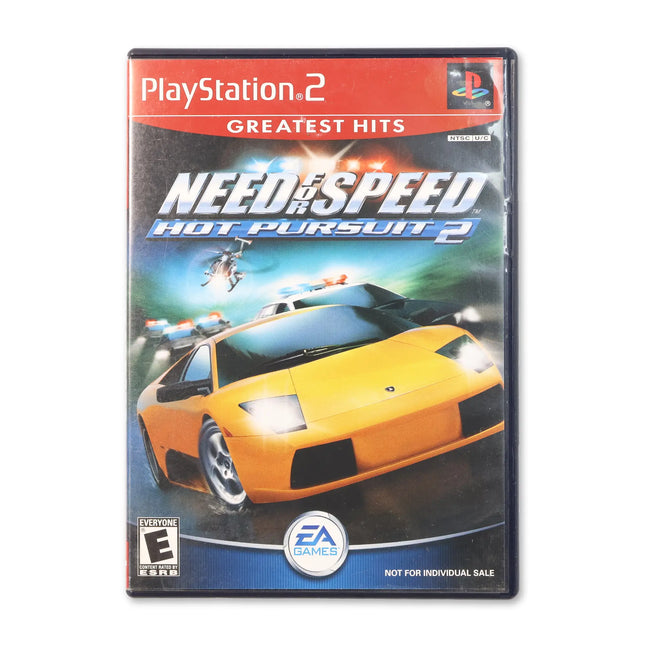 Need for Speed Hot Pursuit 2 [Greatest Hits] for Sony PlayStation 2 - Case front cover - Complete in box or case and game.