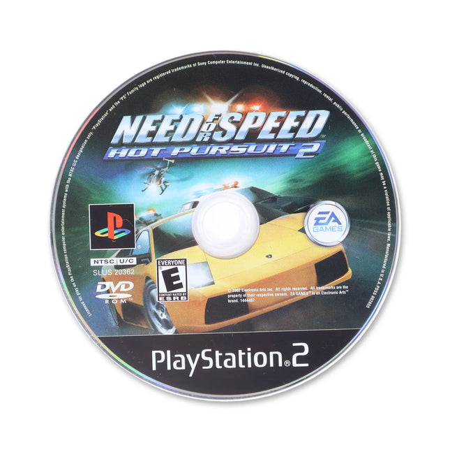 Need for Speed Hot Pursuit 2 for Sony PlayStation 2 - Disc front with label - Game only.