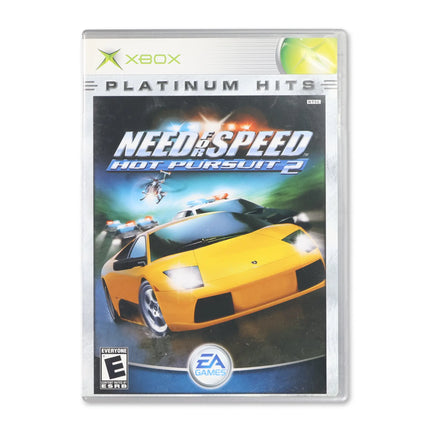 Need for Speed Hot Pursuit 2 [Platinum Hits] for Microsoft Xbox - Case front cover - Complete in box or case and game.