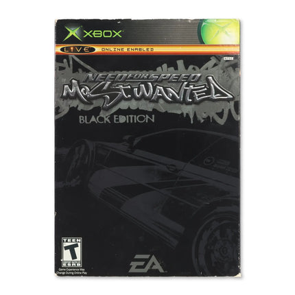 Need for Speed Most Wanted [Black] for Microsoft Xbox - Case front cover - Complete in box or case and game.