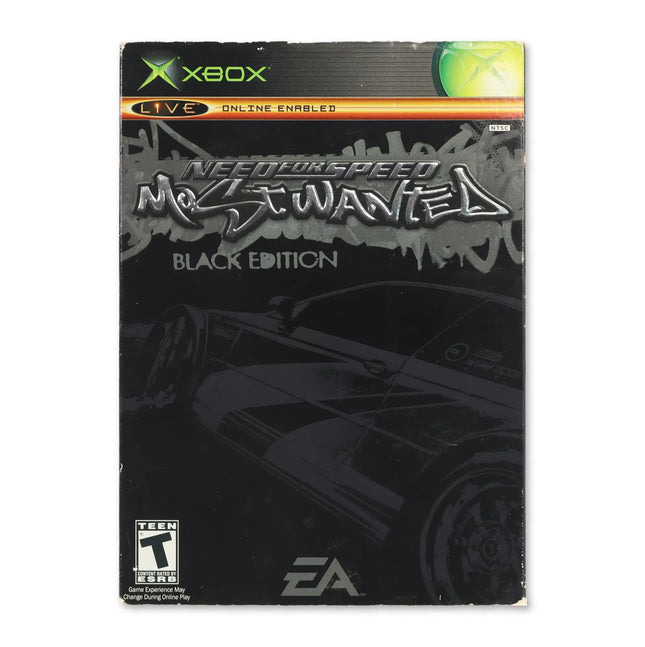 Need for Speed Most Wanted [Black] for Microsoft Xbox - Case front cover - Complete in box or case and game.