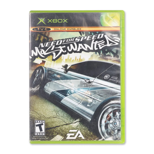 Need for Speed Most Wanted for Microsoft Xbox - Case front cover - Complete in box or case and game.