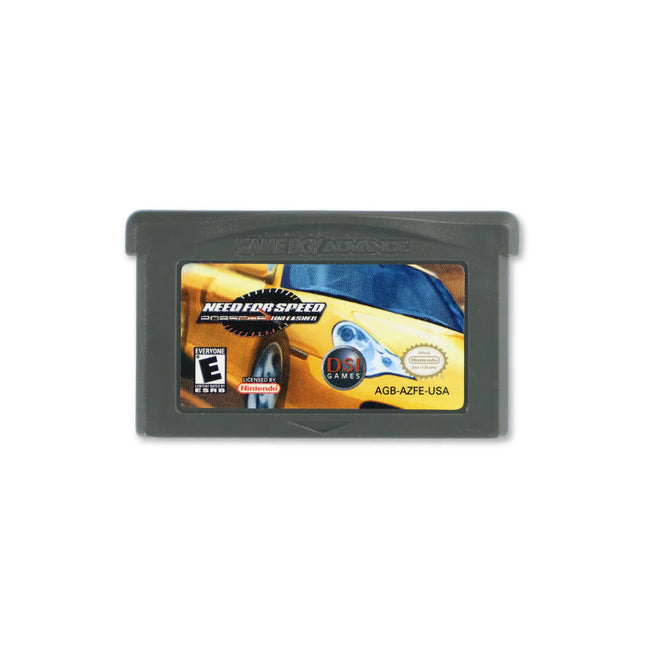 Need for Speed Porsche Unleashed for Nintendo Game Boy Advance - Cartridge front with label - Game only.
