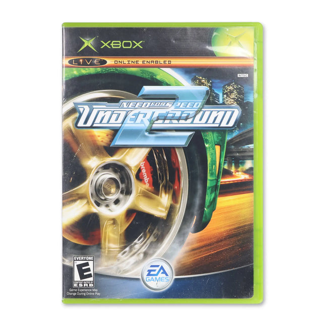 Need for Speed Underground 2 for Microsoft Xbox - Case front cover - Complete in box or case and game.