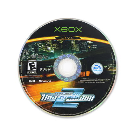 Need for Speed Underground 2 for Microsoft Xbox - Disc front with label - Game only.