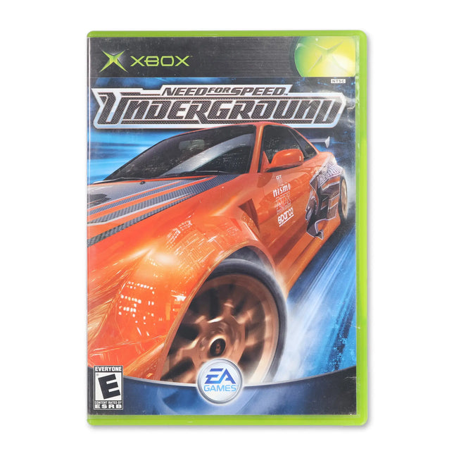 Need for Speed Underground for Microsoft Xbox - Case front cover - Complete in box or case and game.