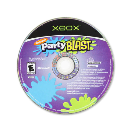 Nickelodeon Party Blast for Microsoft Xbox - Disc front with label - Game only.