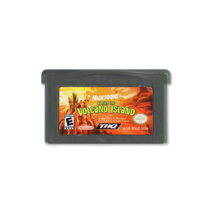 Nicktoons Battle for Volcano Island for Nintendo Game Boy Advance - Cartridge front with label - Game only.