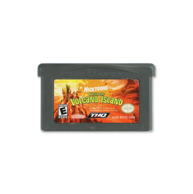 Nicktoons Battle for Volcano Island for Nintendo Game Boy Advance - Cartridge front with label - Game only.